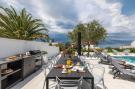 Holiday homeCroatia - Central Dalmatia: Marina terrace apartment  B