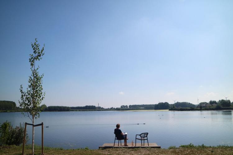 Lake view villa met zwem- vissteiger